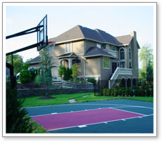 Backyqard Game Court
